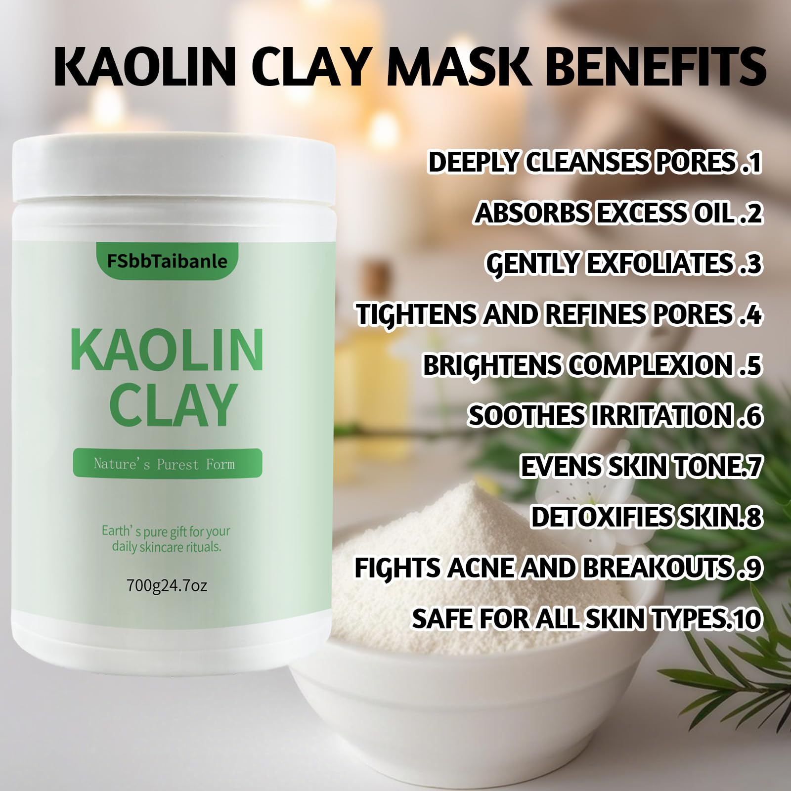 FSbbTaibanle face mask mixing demonstrates a gentle, even blend for sensitive skin.