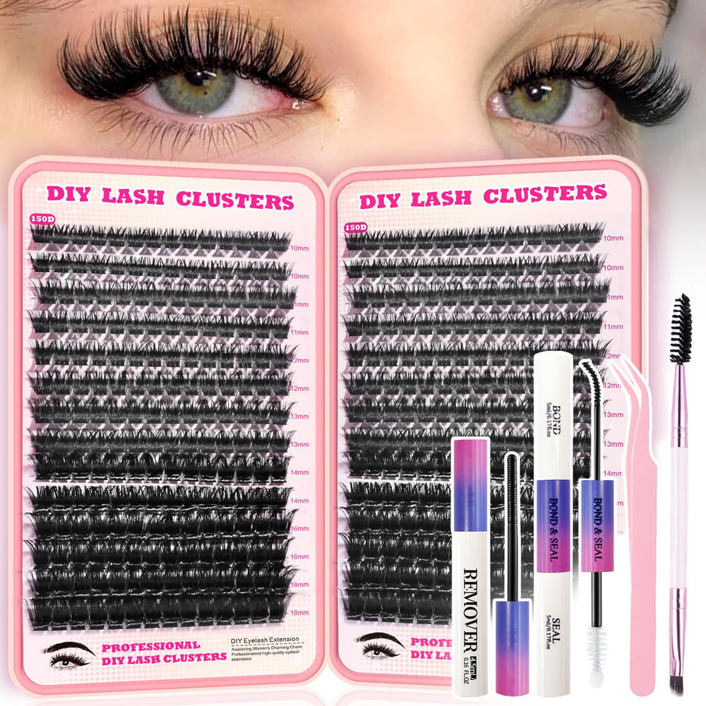 FTBZCF Lash Clusters Kit package for at-home extensions