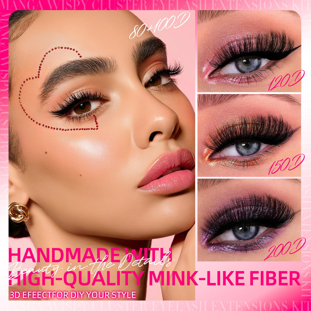 FTBZCF versatile lash clusters for everyday use or special occasions.