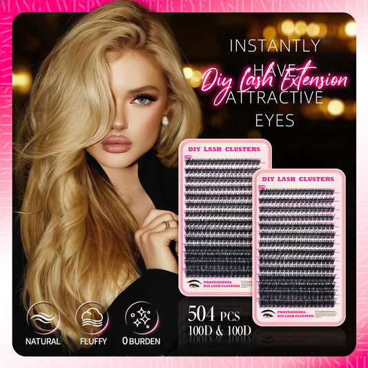 FTBZCF natural fiber lashes with matte black finish for seamless blend
