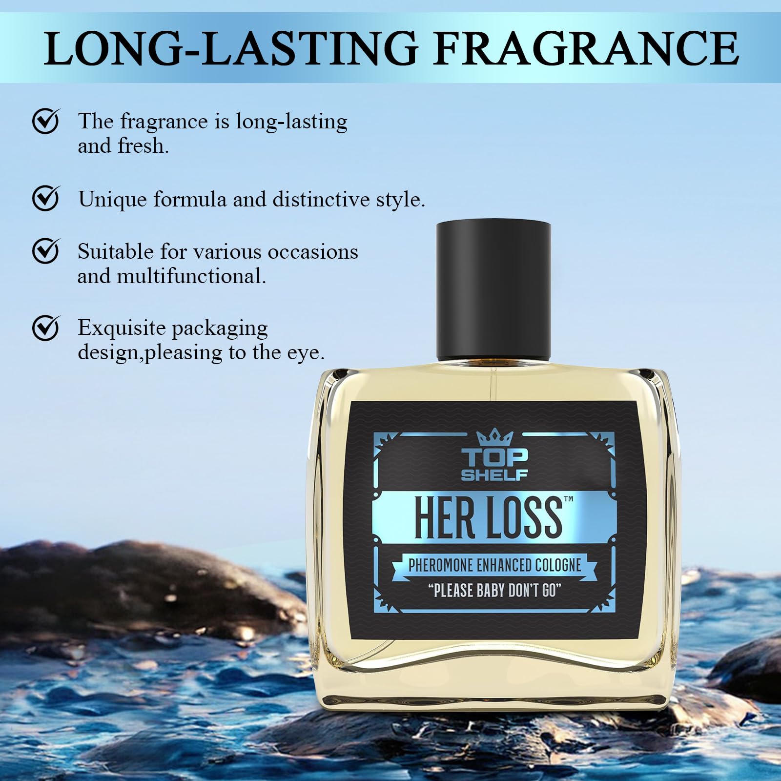 Fugit Her Loss packaging showing the 1.7 oz bottle and premium presentation