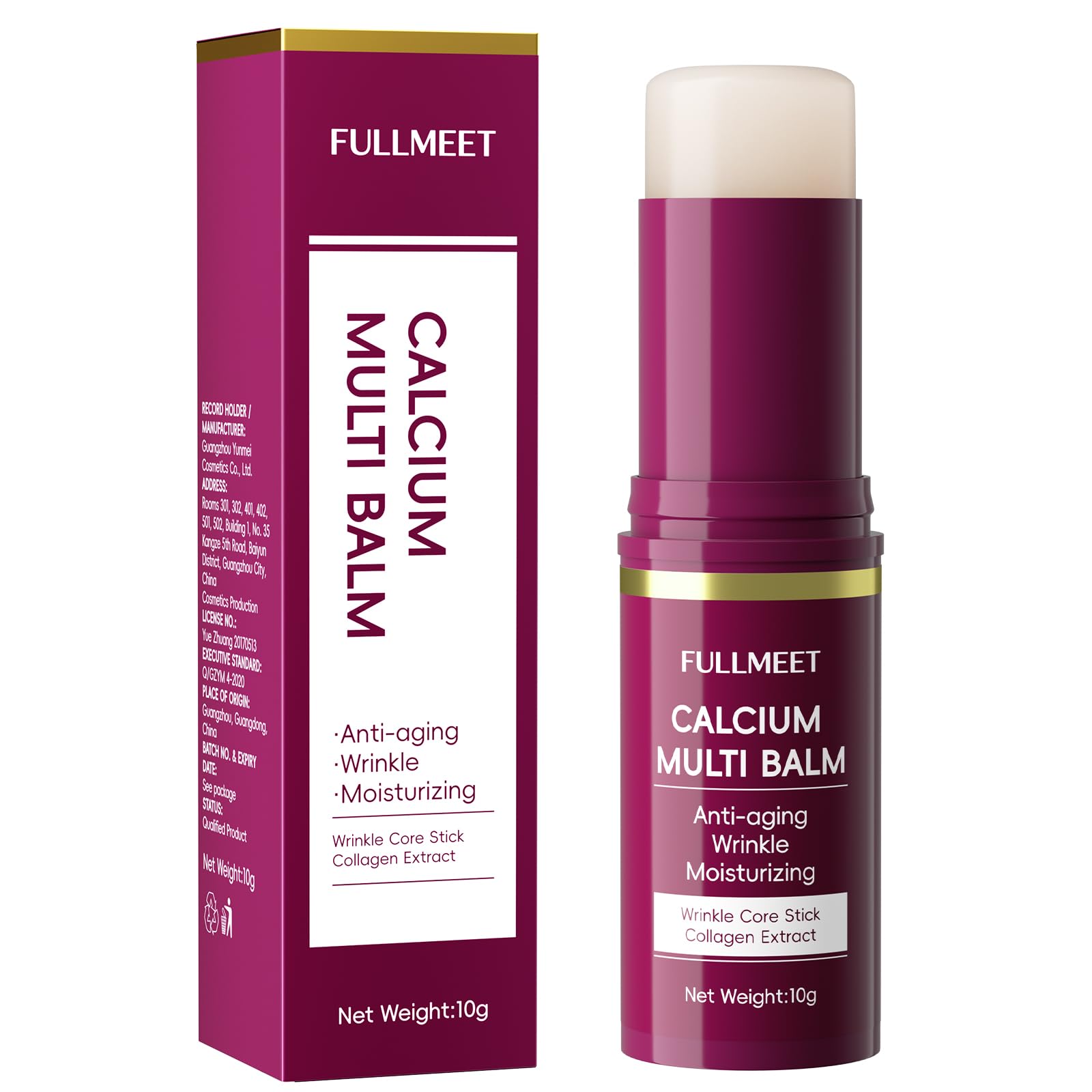 FullMeet Calcium Multi Balm Stick packaging highlighting nourishing eye care.