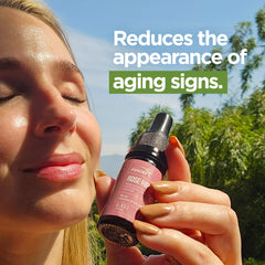 FUNAT Rosehip Oil for hair care and scalp shine.