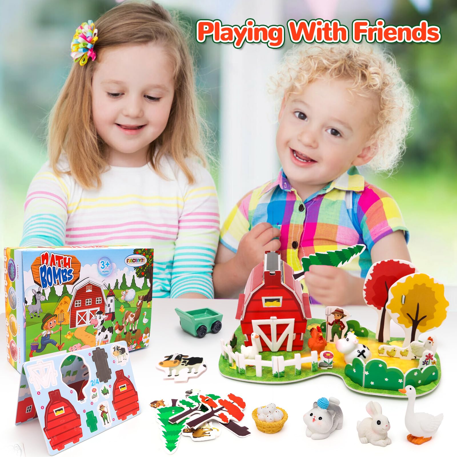 Funcrevity organic ingredients ensure safe play for children over 3.
