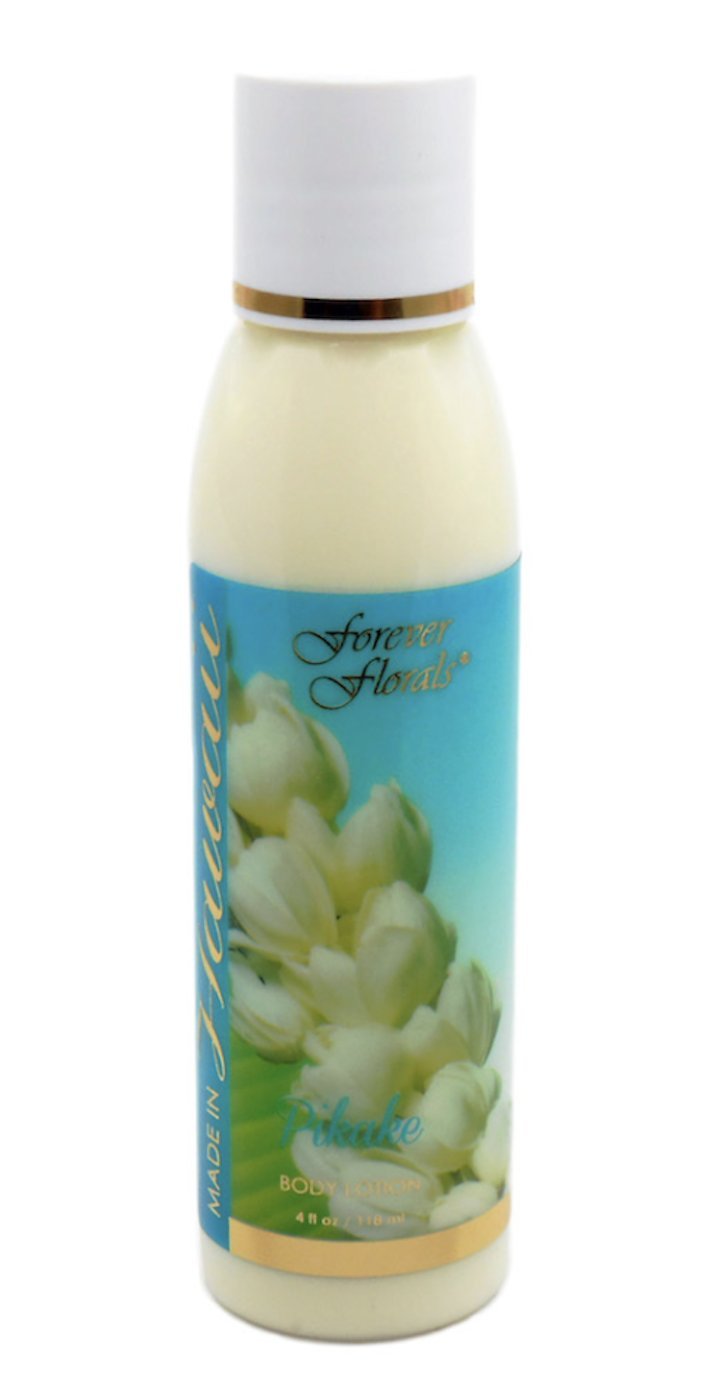 Fungoto Hawaiian Forever Florals Pikake bottle for soft, hydrated skin