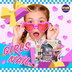 FUN KIDZ Metallic Glitter Pack adds sparkle to nail art.