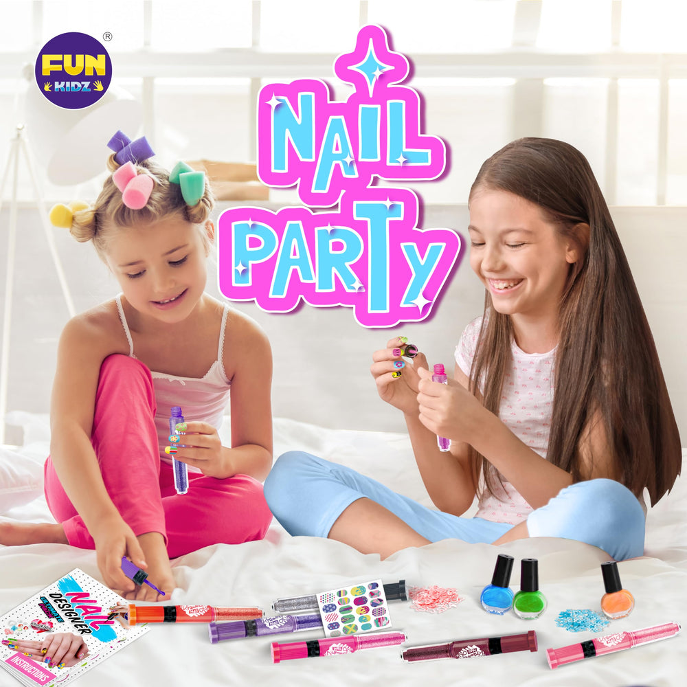 FUN KIDZ Nail Stickers Decorations for mess-free embellishments.