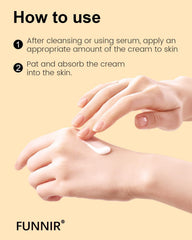 FUNNIR brand logo packshot indicating all skin types suitability