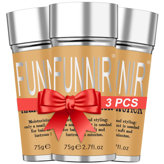 FUNNIR Hair Wax Stick delivers edge control for a sleek, frizz-free hairline.