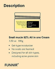 FUNNIR lightweight gel-cream texture close-up emphasizing quick absorption