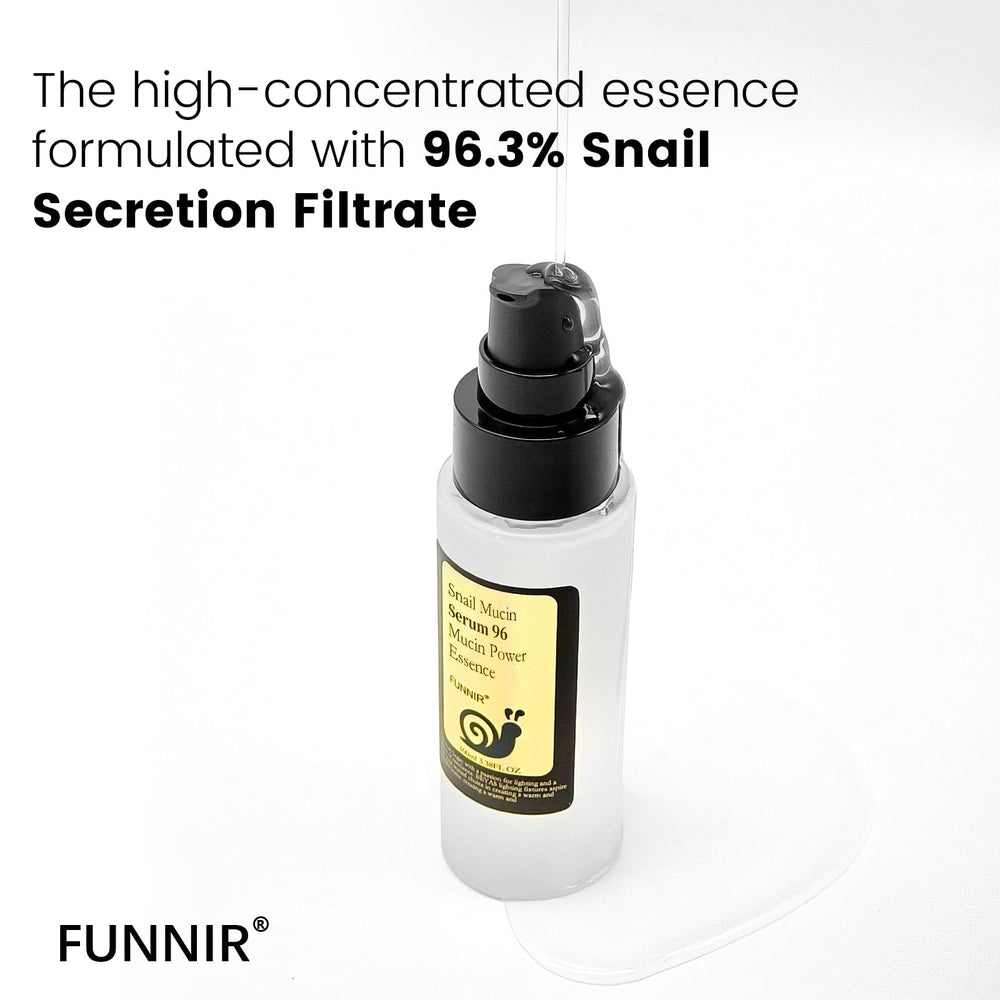 Ingredients focus on snail secretion filtrate in FUNNIR essence