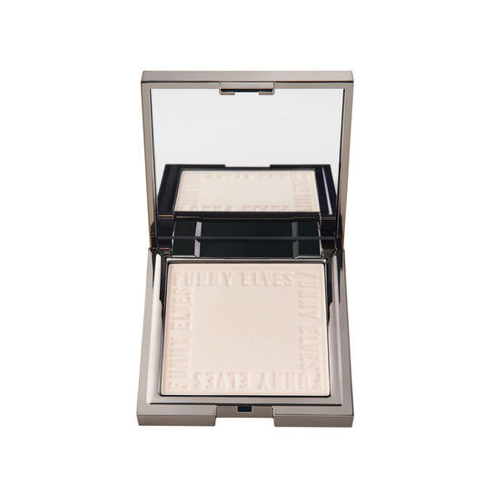 Funny Elves pressed powder compact for a smooth, even finish for everyday wear