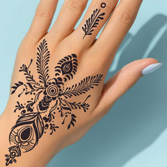 FUNTATTOO varied patterns pack for versatile temporary tattoos across arms, legs, and spine