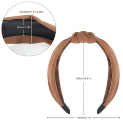 Funtopia white solid headband brightens outfits for day wear.
