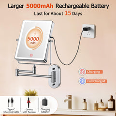 FUNTOUCH 30x magnification for precise brow shaping and mascara tasks