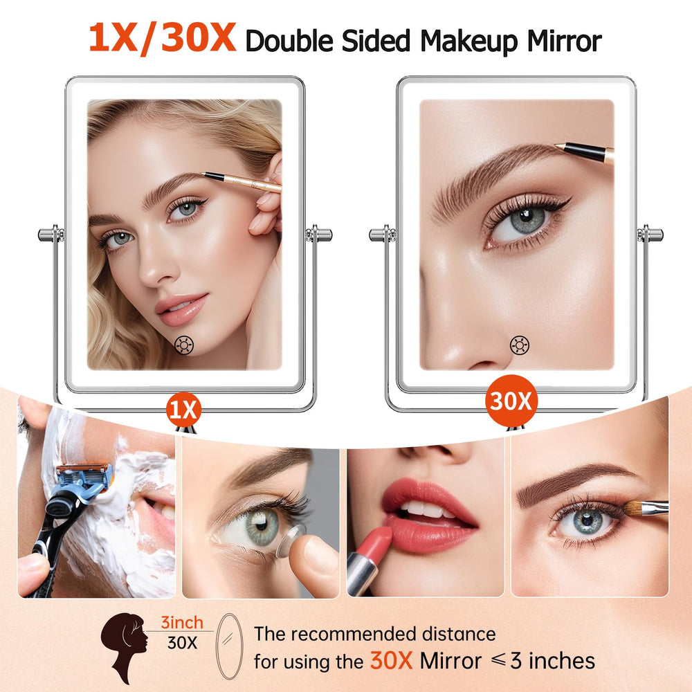 FUNTOUCH three-color LED lights for natural makeup tones