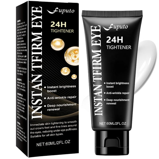 Fuputo Retinol Eye Cream bottle for brightened under-eye skin and daily care.