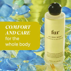Vegan clean formula of Fur All Body Wash for daily skincare
