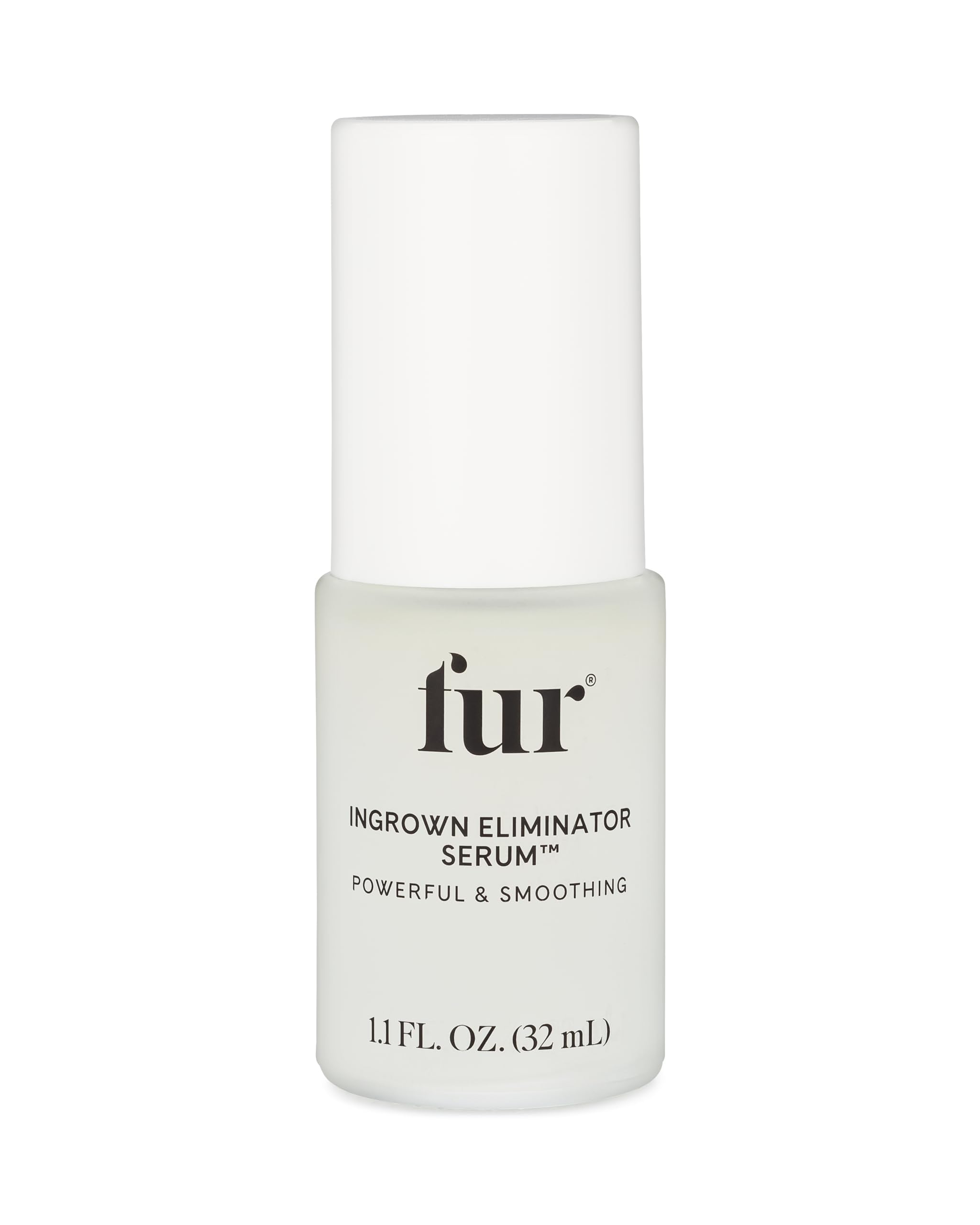 Fur Ingrown Eliminator Serum bottle for post-hair removal smoothing.