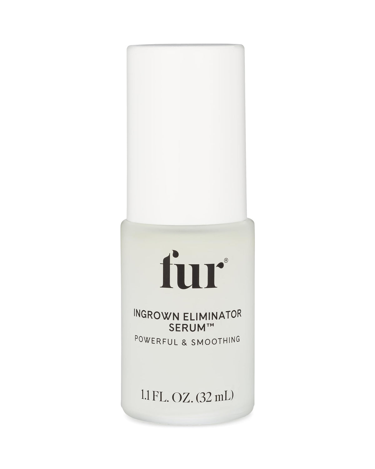 Fur Ingrown Eliminator Serum bottle for post-hair removal smoothing.