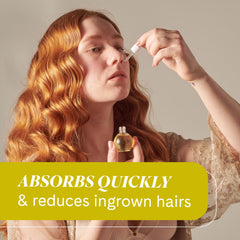 Fur Ingrown Hair Care Duo step 2 concentrate application targets problem areas.