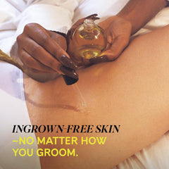 Fur Oil legs bottle pour nourishes dry skin and reduces redness.