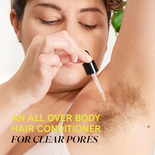 Fur Oil underarms bottle pour calms irritation after shaving.
