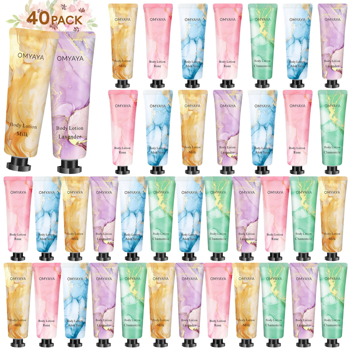 Furnizone body-lotion-40-pack-box: bulk gifting and travel-ready care.