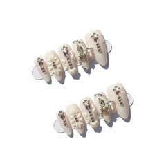 FURNUNUBI almond-shaped nails in light purple with butterfly 3D design for quick, stylish manicures.