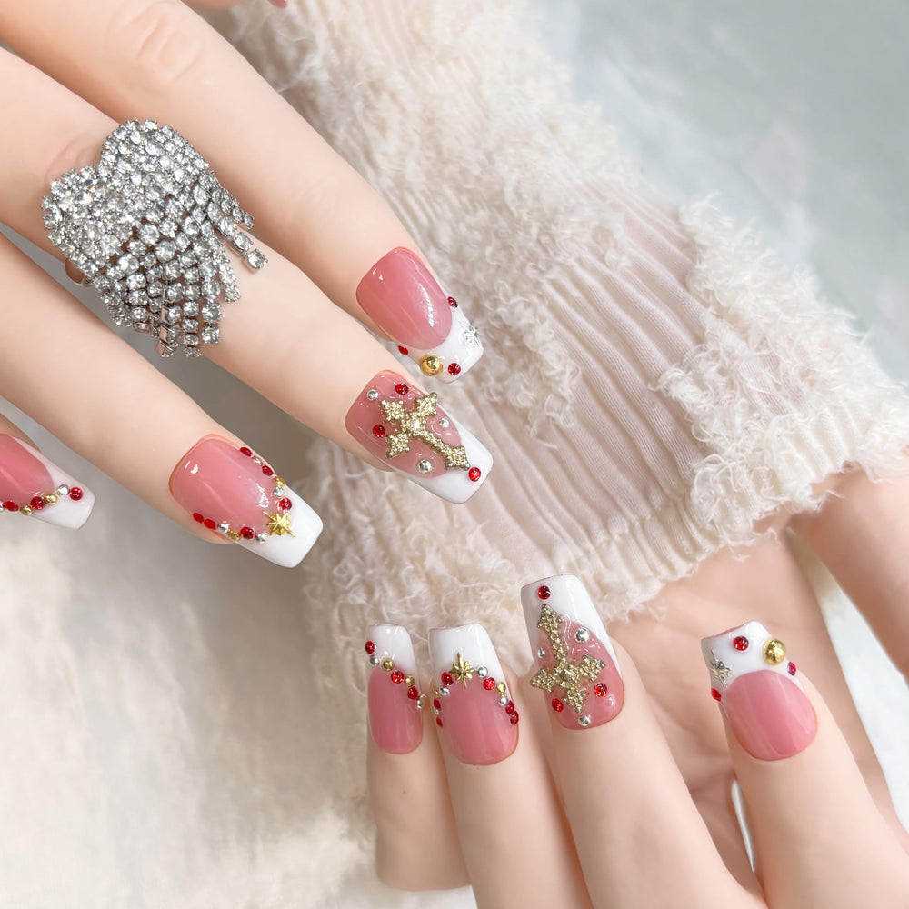 FURNUNUBI handmade press-on nails for quick, damage-free color without salon tools
