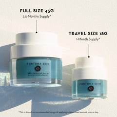 Furtuna Skin Rinascita Olive Replenishing Balm night routine shot for overnight replenishment.