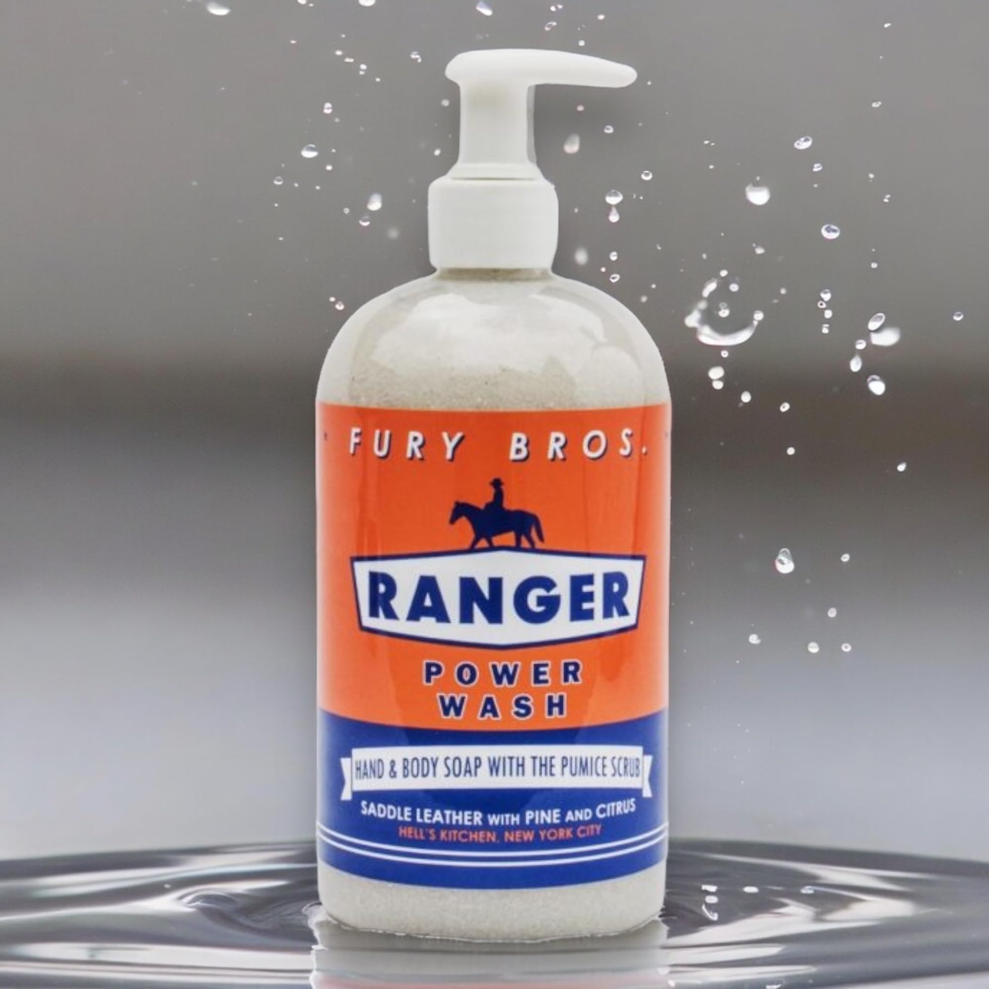Recyclable plastic bottle aligns with eco-friendly grooming routines.
