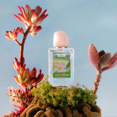 Future Society Floating Forest wearable storytelling, a modern luxury fragrance experience.