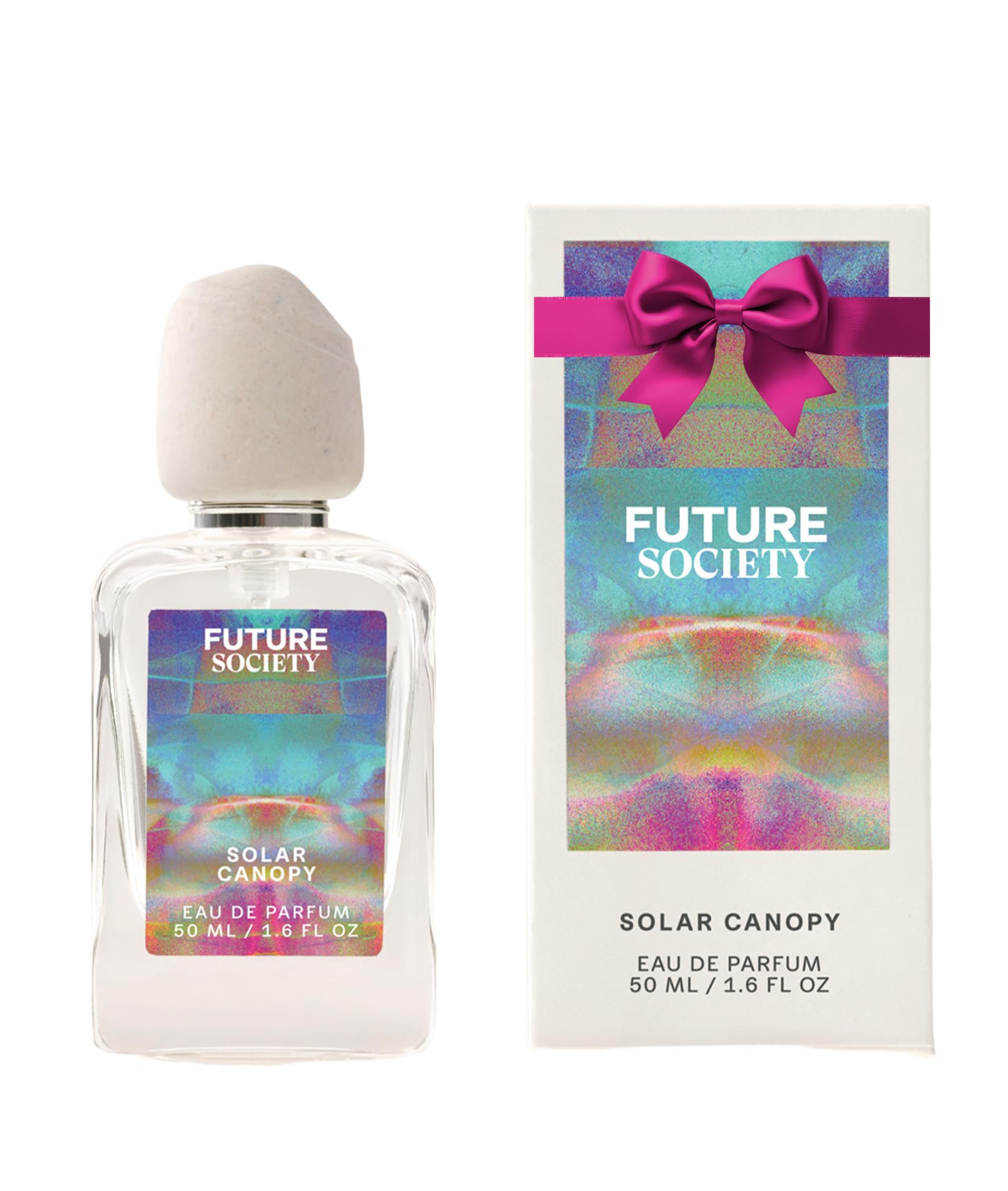 Future Society Solar Canopy bottle front, a modern unisex fragrance for daily wear.