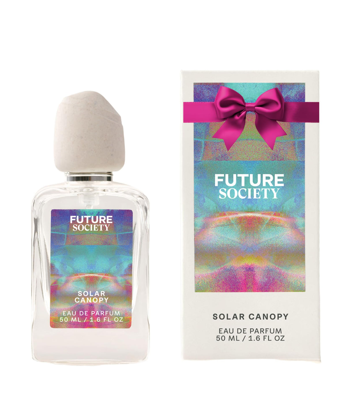 Future Society Solar Canopy bottle front, a modern unisex fragrance for daily wear.