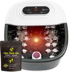 FutureCare foot spa bath massager with heat and bubbles for soothing foot relaxation.