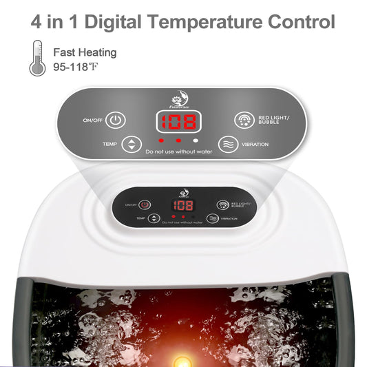 FutureCare foot spa bath massager with jets delivers targeted massage for tired feet.