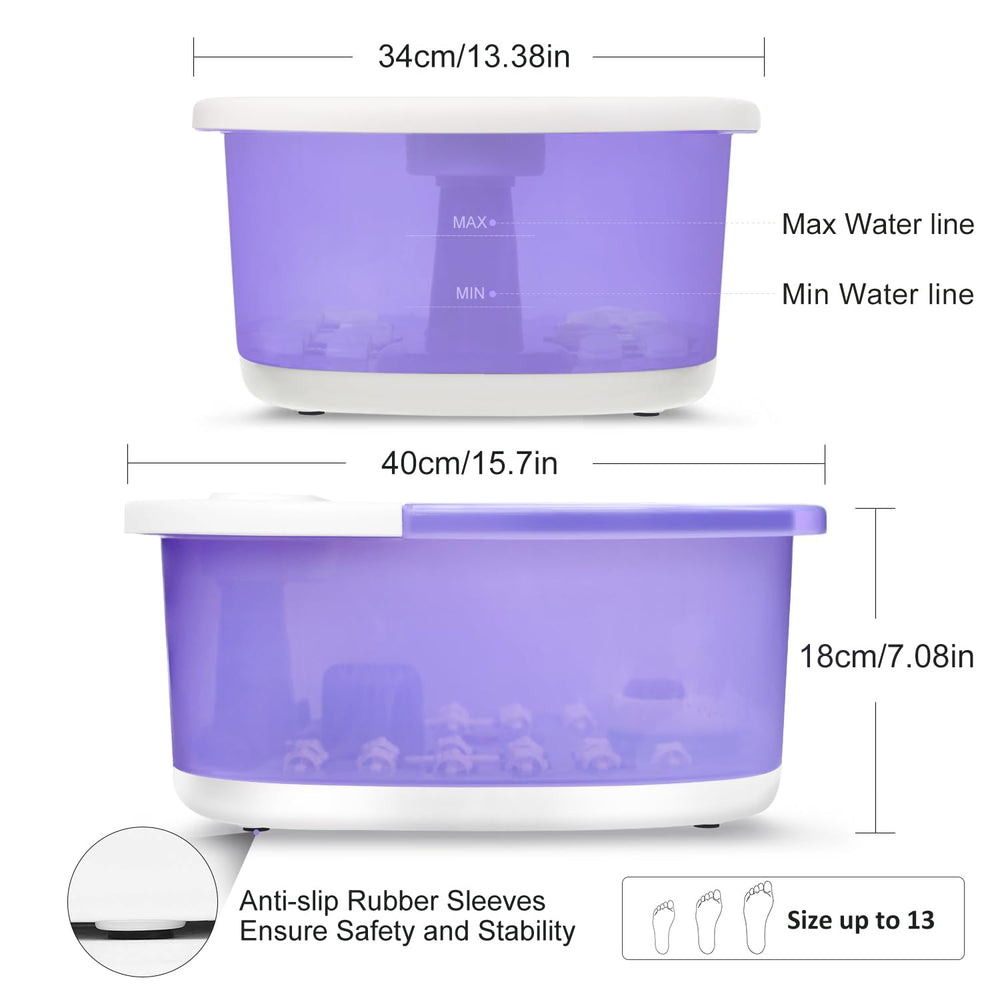 FutureCare bubble-oxygen feature showcases circulating water for a rejuvenating soak.