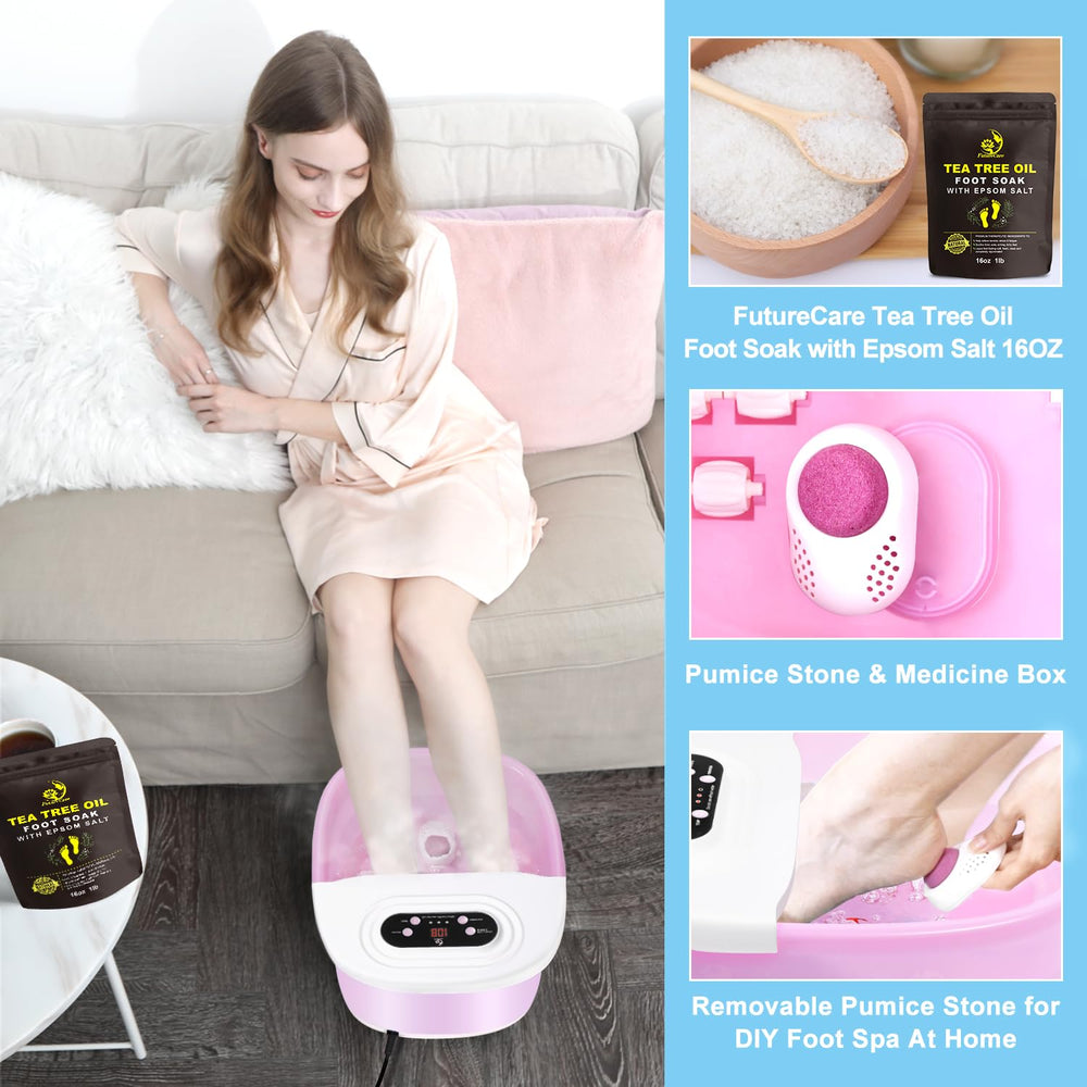 FutureCare foot spa infrared light to support comfortable warmth