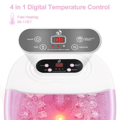 FutureCare foot spa with vibration massage for tired feet