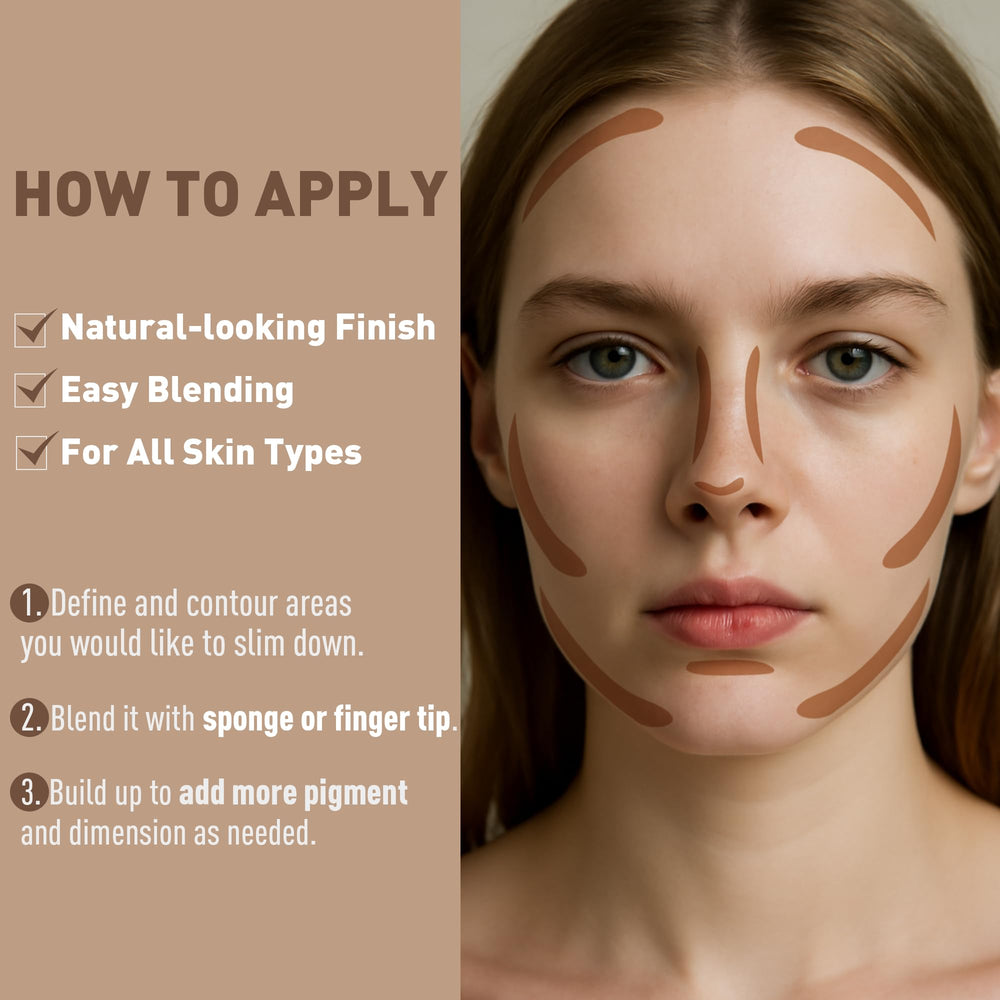 FV Contour Stick talc-free and fragrance-free formula gentle on skin