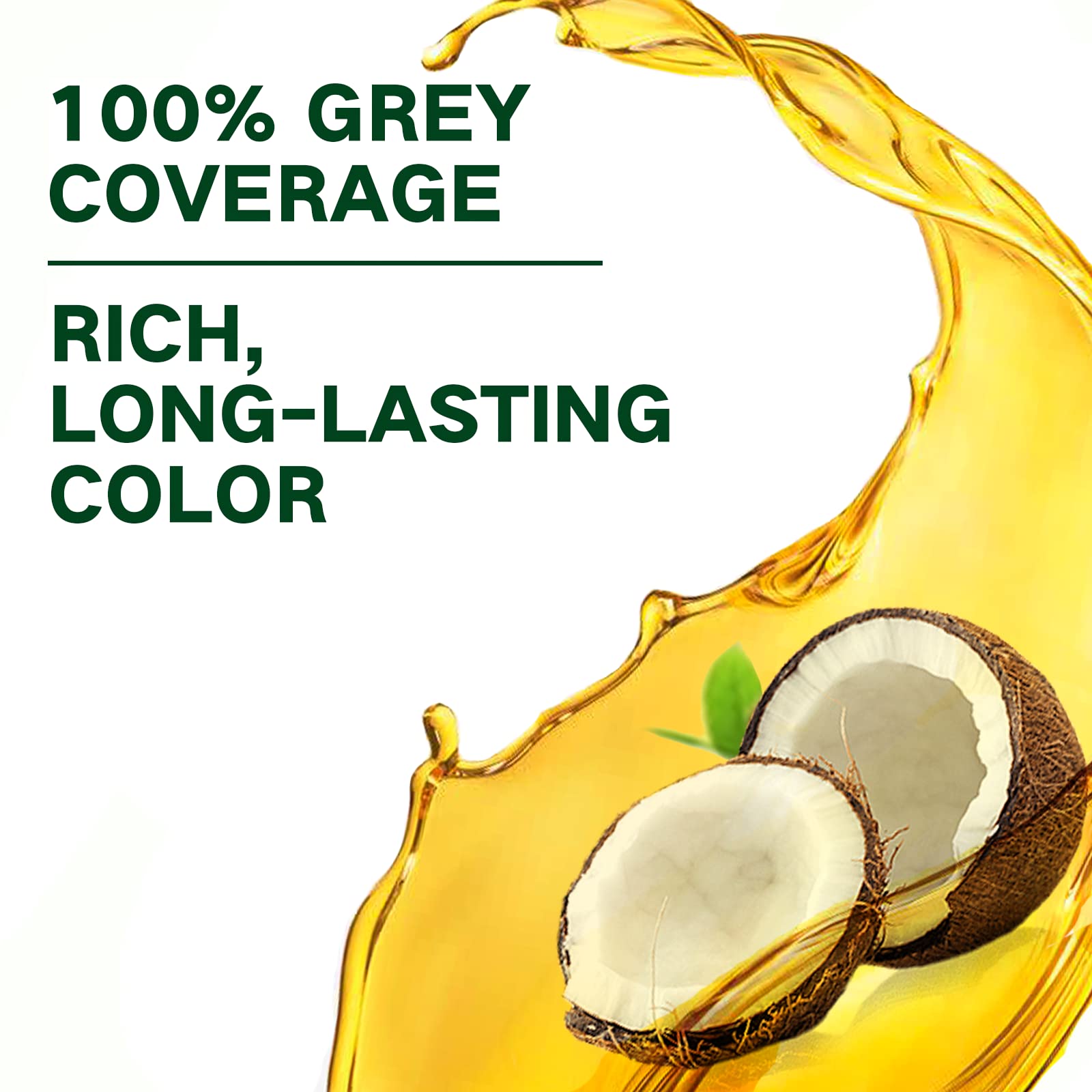 Fvquhvo 3in1 hair dye shampoo demonstrates dye, cleanse, and conditioning in one.