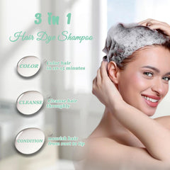 Fvquhvo brown hair dye shampoo color swatch demonstrates shade matching options.