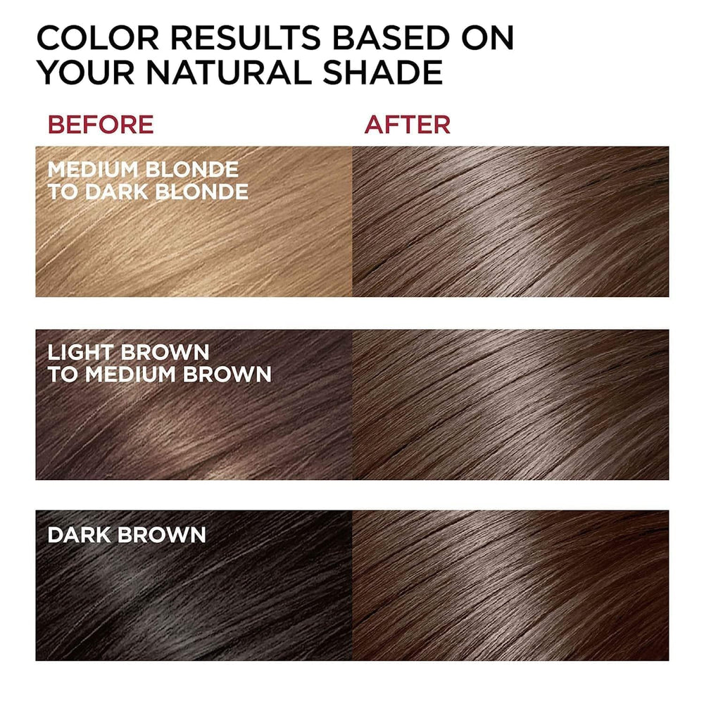 Fvquhvo Coffee Hair Dye Shampoo application spreads evenly for uniform color.