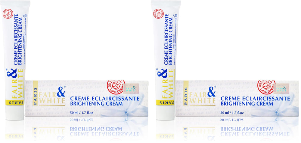 F&W Original Skin Brightening Cream jar shows smooth texture for daily hydration