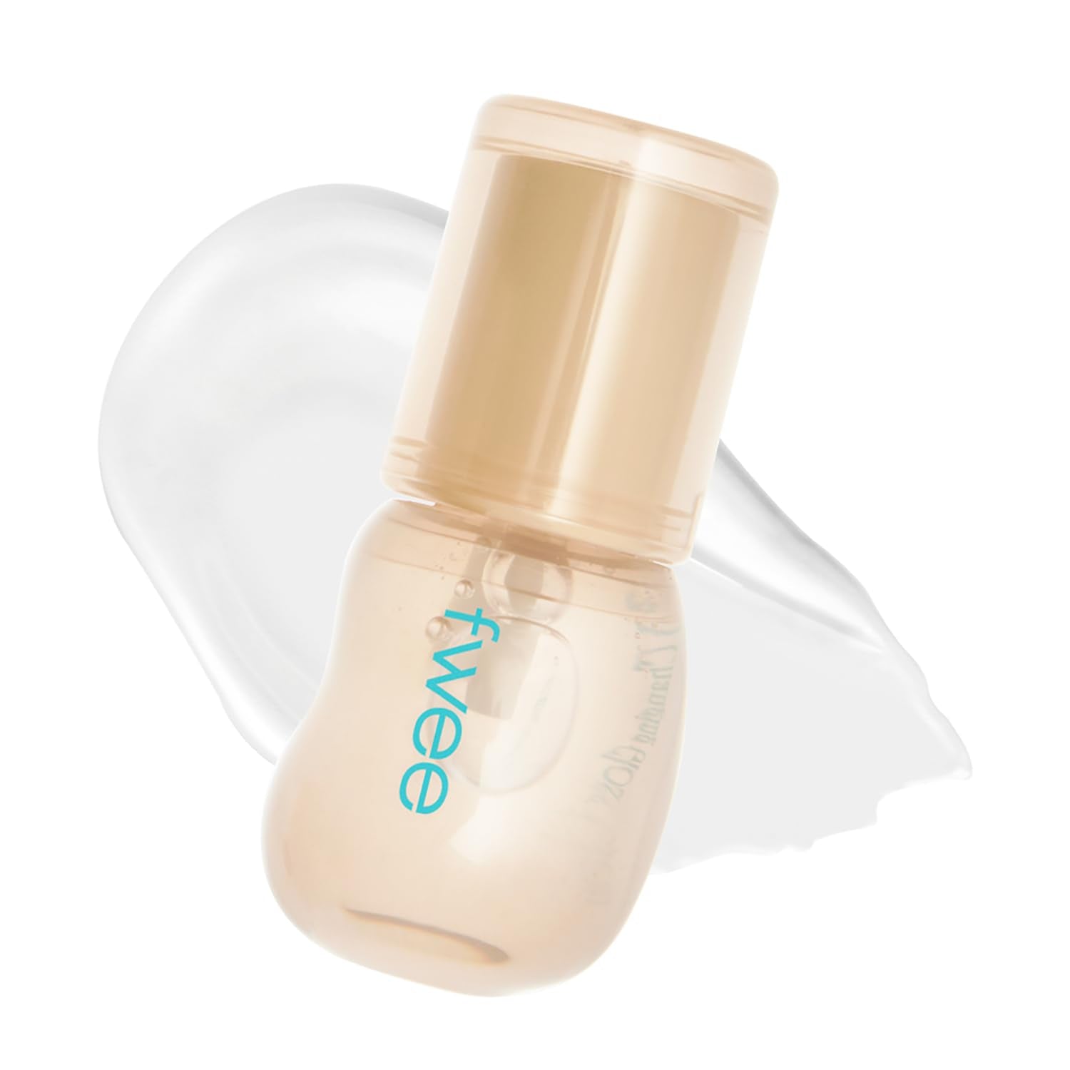 Fwee 3D Changing Gloss in 00 Clear, glossy bottle with clear finish and subtle shimmer