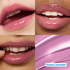 fwee 3D Changing Gloss lavender wand illustrates easy layering for mood-based looks