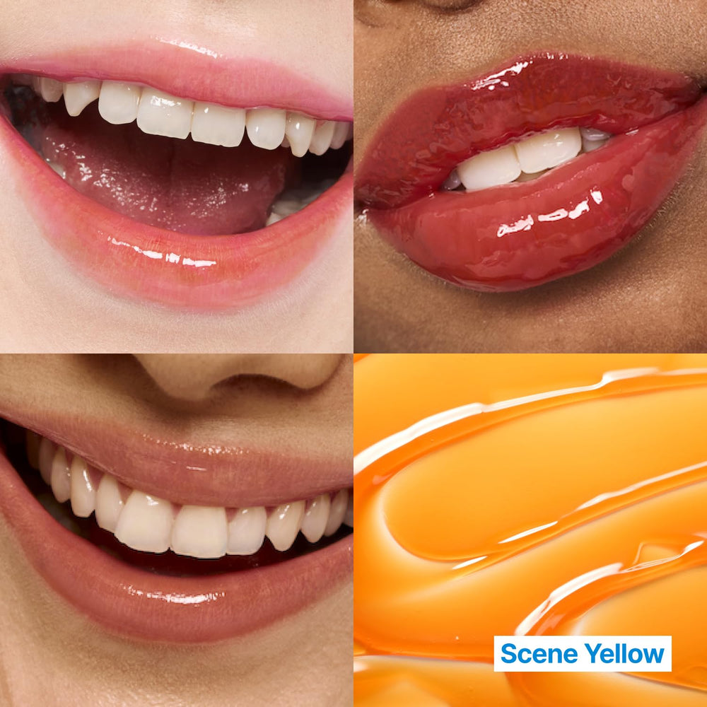 Fwee 3D Changing Gloss lip swatch shows color-changing effect for customizable looks