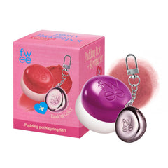 Fwee Blurry Pudding Pot Hurt display for natural blush and lip color