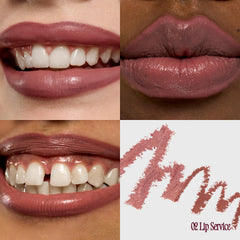 Fwee Lip Service high-adhesion formula keeps lip lines sharp.